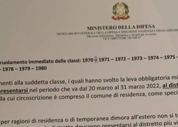 arruolamento immediato fake news