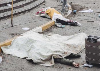 Famiglia uccisa a Irpin (Foto: 2022, LaPresse)