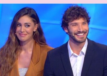 Belen Rodriguez e Stefano De Martino ad Amici 21 (fonte: web)
