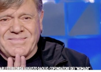 Beppe Carletti a 'Verissimo'