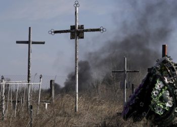 Cimitero di Vasylkiv a sud-ovest di Kiev (Foto: LaPresse)