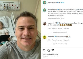 Julio Sergio, screen da Instagram