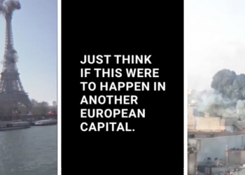 Video fake su Parigi bombardata