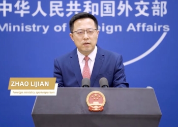 Zhao Lijian, portavoce ministero Esteri Cina