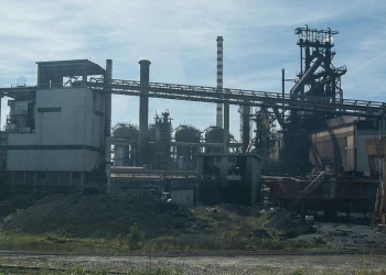 L'acciaieria di Piombino (Lapresse)