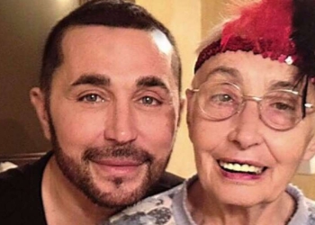 Scialpi e la madre Giuseppina (Facebbok)