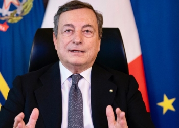 Draghi in videconferenza
