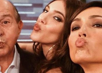 Giancarlo Magalli e le figlie (Foto. Instagram)