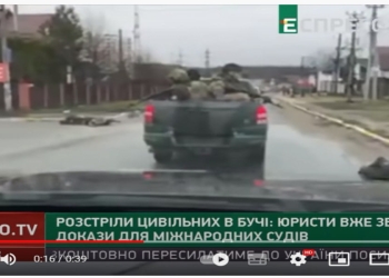 Il video di bucha per qualcuno è un fake, ricostruzione del percorso del video.