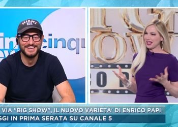 Enrico Papi a Mattino5