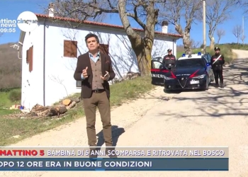 Mattino5 e il caso della bimba sparita nei boschi di Campobasso