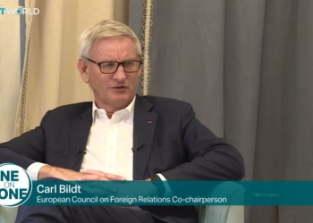 Carl Bildt, screen da Youtube