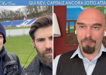 Nicolai Lilin a L'Aria che tira contro il capo ultras della Dinamo Kiev