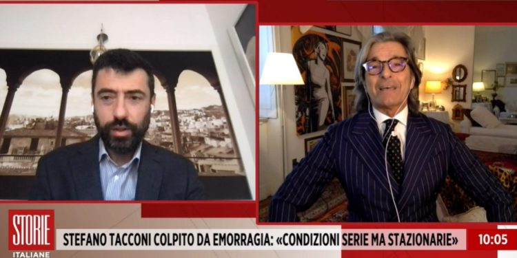Il professor Barbanera e Roberto Alessi (Storie Italiane, 2022)