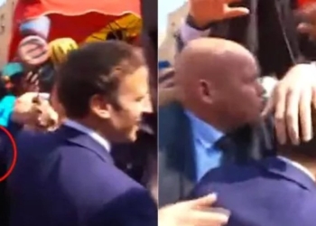 Macron contestato a Cergy