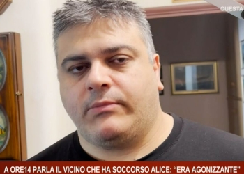 Alice Scagni, vicino di casa a Ore 14