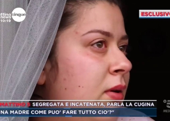 La cugina della 21enne segregata in casa ad Avellino a Mattino5