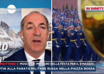 Luca Zaia a Mattino5