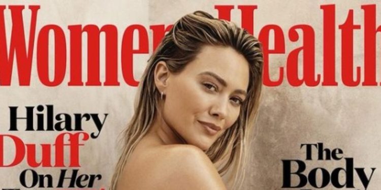Hilary Duff nuda su "Women's Health" (Instagram, 2022)