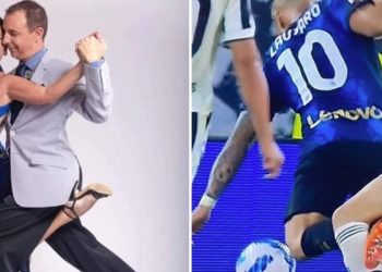 Ironia dei tifosi della Juventus contro Inter e arbitraggio