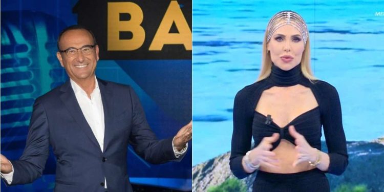 Carlo Conti e Ilary Blasi
(Foto: web)