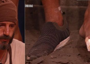 Nicolas Vaporidis infortunio Isola 2022