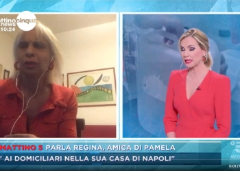 Regina, amica di Pamela Andress, a Mattino5