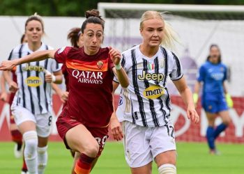 Foto Luciano Rossi/AS Roma/ LaPresse
16/05/2021 Roma ( Italia)
Sport Calcio  AS Roma - Juventus
Campionato di Calcio serie A femminile  Stadio Tre Fontane, Roma
Nella foto: Paloma LazaroPhoto  Luciano Rossi/ Roma/ LaPresse
16/05/2021 Roma (Italy)
Sport Soccer
AS Roma - Juventus
Women's  Championship 2020-21
Tre Fontane Stadium, Roma
In the pic: Paloma Lazaro