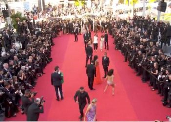cannes attivista nuda