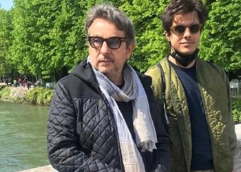 Domenico Merlo, in uno scatto assieme al figlio Michele