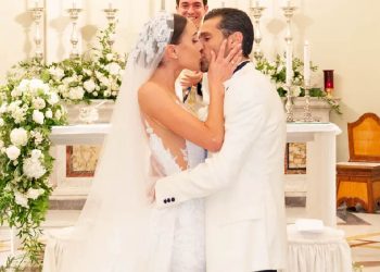 Antonio Candreva e Allegra Luna in matrimonio