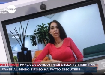 Conduttrice tv Vicenza a Mattino5