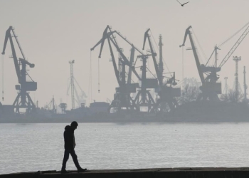 Il porto di Odessa (LaPresse)