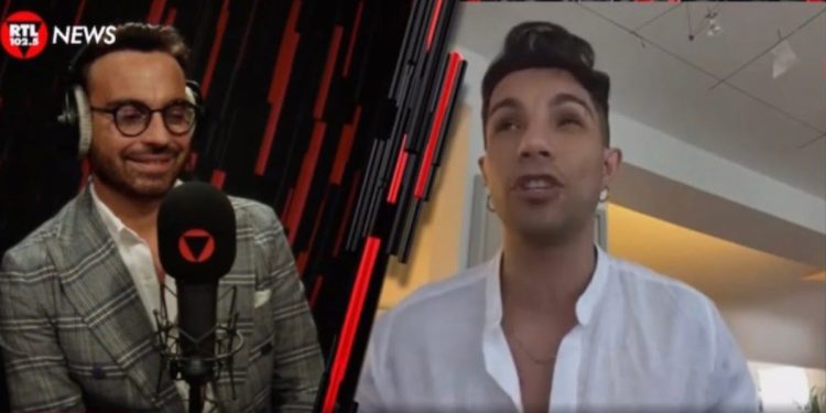 Francesco Fredella e Marco Carta (Trends&Celebrities, Rtl 102.5 News)