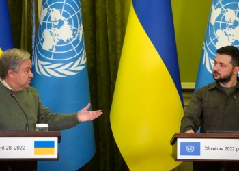 Guterres e Zelensky