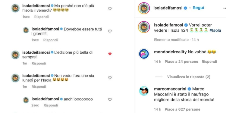 Isola dei famosi 2022