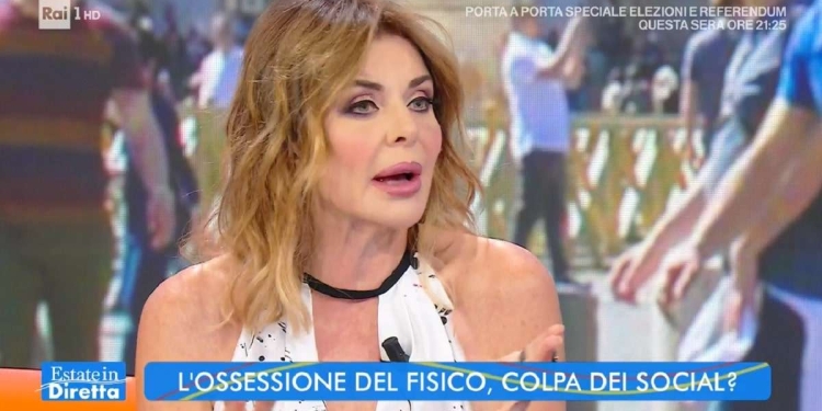 Alba Parietti e L'Estate in Diretta