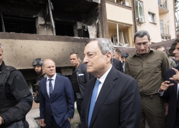 Macron, Draghi e Scholz in Ucraina