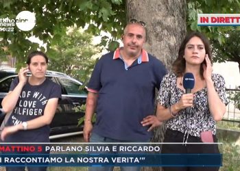 Figlia e genero di Giuseppe Pedrazzini a Mattino5