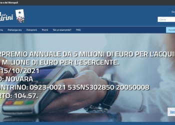 lotteria degli scontrini