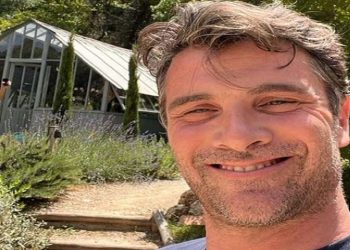 Luca Calvani, foto da Instagram