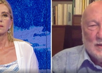 Concita De Gregorio e Domenico De Masi (frame video)