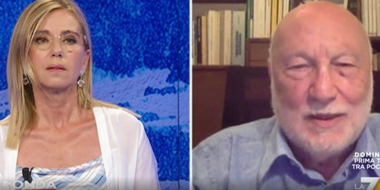 Concita De Gregorio e Domenico De Masi (frame video)