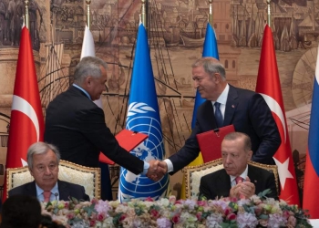 Istanbul, accordo sul grano tra Kiev e Mosca: la firma con Erdogan e Guterres (Foto: 2022, LaPresse)