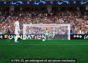 Fifa 23 gameplay (screen Youtube)