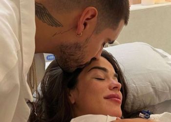 Fabio Colloricchio e Violeta Mangriñan (Instagram)