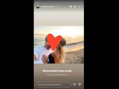 Matilde Brandi insieme alla nuova presunta fiamma (Foto: Instagram)
