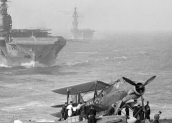 Agosto 1942: la flotta inglese durante l'operazione Pedestrial (foto wikipedia)