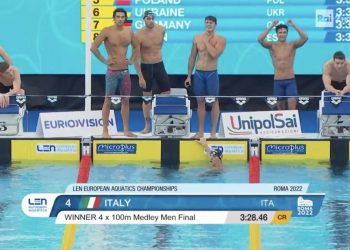 Italia staffetta 4x100 mista nuoto