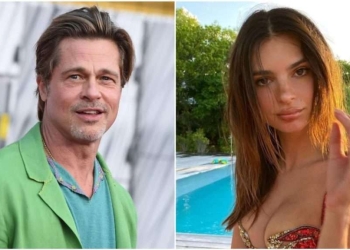 Brad Pitt e Emily Ratajkowski
(Foto: web)